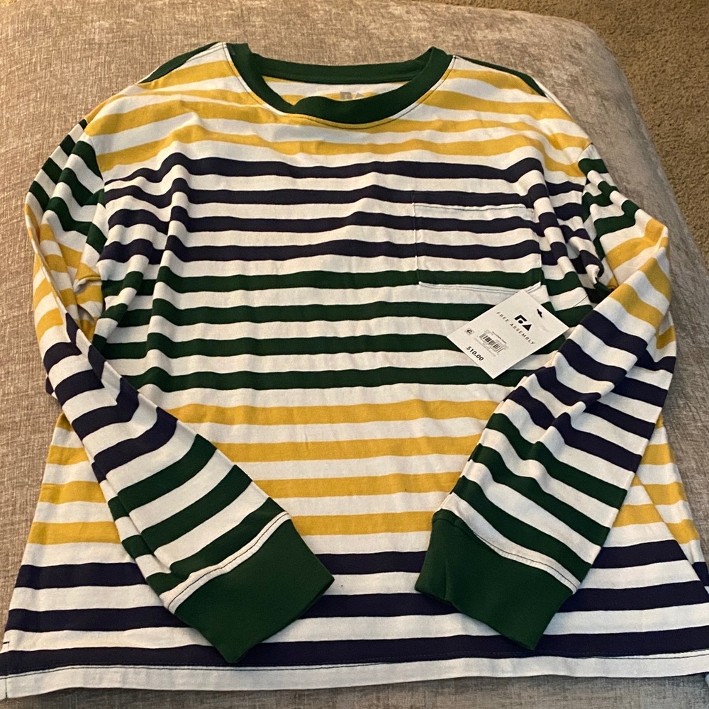 Boys Striped Long Sleeve Shirt
